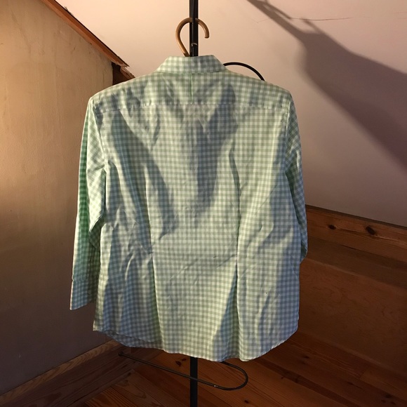 Chaps Classic No Iron Gingham Button Down, NWT, L - Picture 2 of 13
